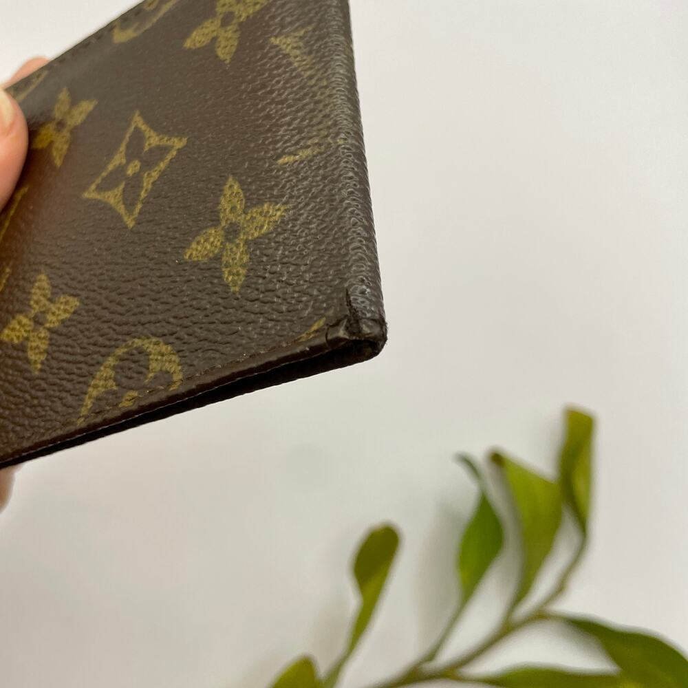 Louis Vuitton ID Card Holder Wallet Bifold Vintage Monogram Canvas 1985 - Picture 3 of 12
